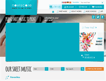 Tablet Screenshot of noviscore.com
